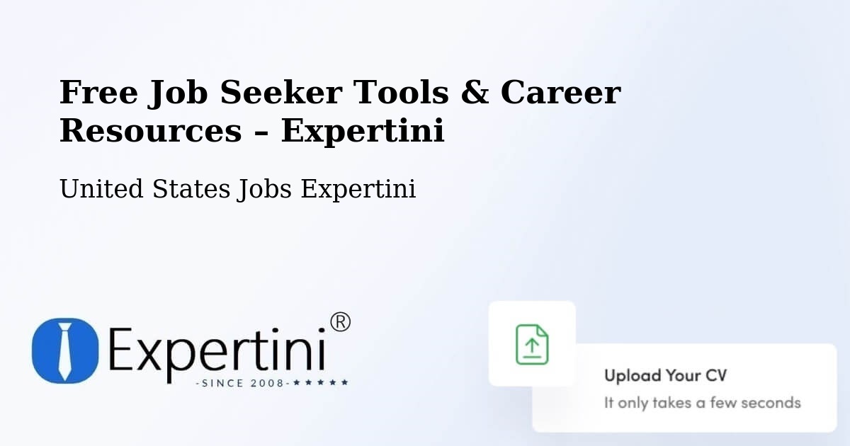 Free Job Seeker Tools & Career Resources – East Hanover - East Hanover, United States Jobs Expertini
