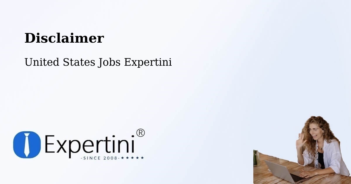 Disclaimer – East Hanover - United States Jobs Expertini