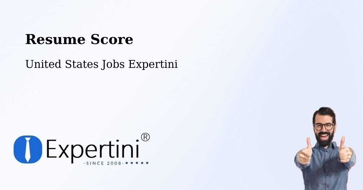 Resume Score & Job Description Match Tool – East Hanover - United States Jobs Expertini